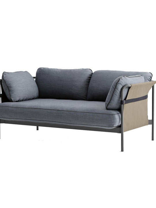 Can 2-Seater Sofa <br>frame charcoal