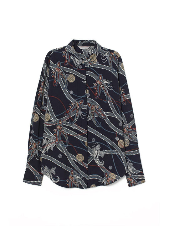 Long-sleeved blouse