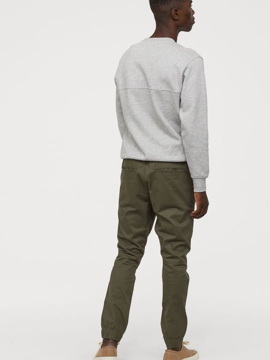 Cotton twill joggers