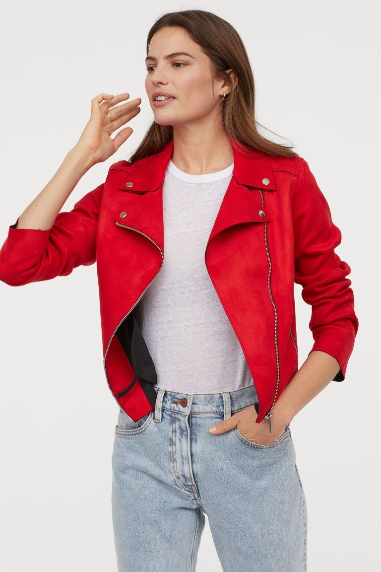 Red Biker jacket