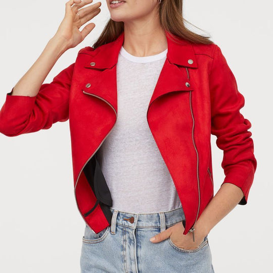 Red Biker jacket