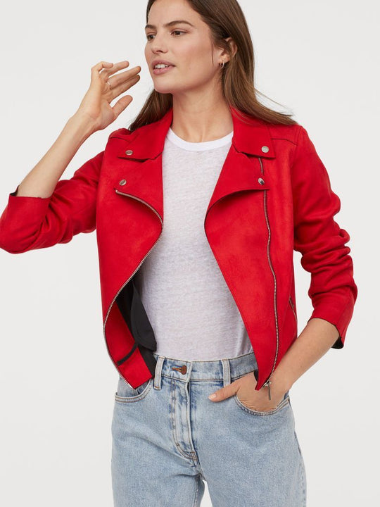 Red Biker jacket