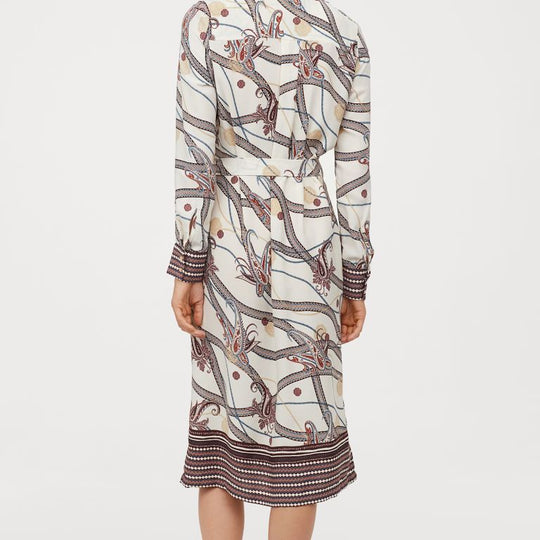 Dress with a belt