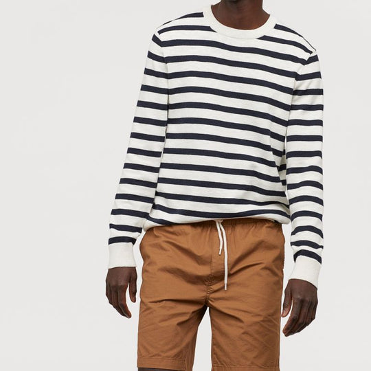 Elasticated cotton shorts