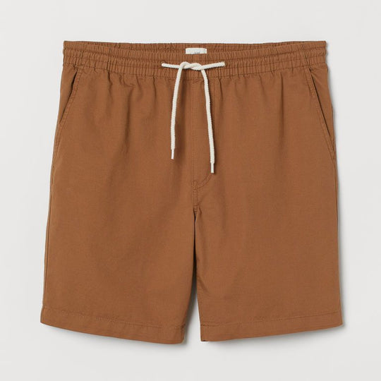 Elasticated cotton shorts
