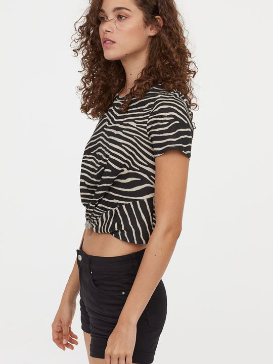 Tie-detail top