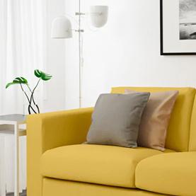 Loveseat Orrsta golden-yellow